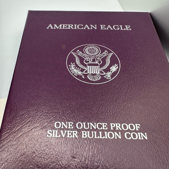 1987-S Proof American Silver Eagle w/ COA & Boxes - Picture 7 of 12